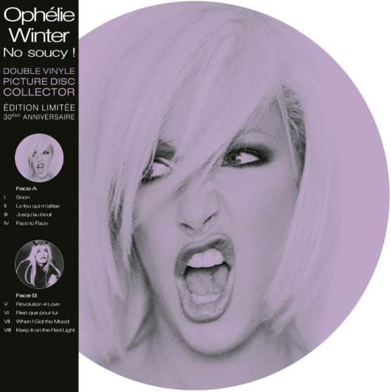 Ophélie Winter, album No Soucy ! en édition vinyle picture disc